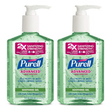 Purell Advanced 9674-06-ec2pk - Gel Calmante Desinfectante Fragancia Fresco