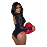 Body Sexy De Red Con Strass Modelo 4