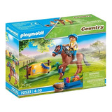 Figura Armable Playmobil Country Poni Para Coleccionar Galés Cantidad De Piezas 25