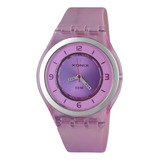 Reloj Xonix Rosa Mujer Silicona Deportivo Sumergible Yw-001