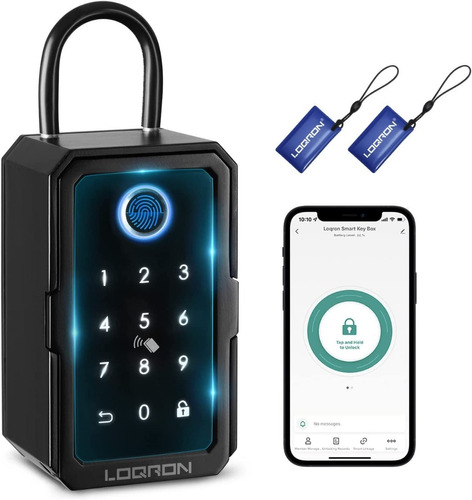 Porta Llaves Caja De Seguridad Clave, Bluetooth, Huella