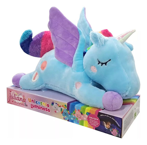 Juliana Unicornio Luminoso Peluche Con Luces Sharif Express