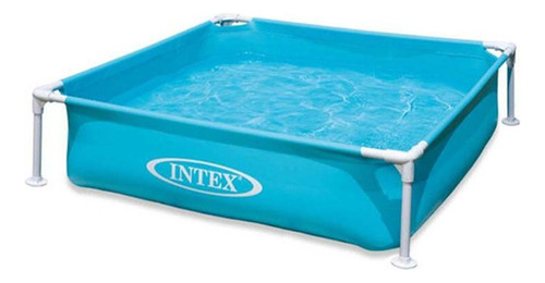 Piscina Infantil Estrutural Retangular Azul 337l - Intex