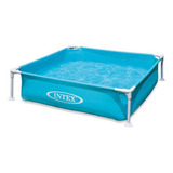 Piscina Infantil Estrutural Retangular Azul 337l - Intex