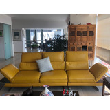 Sofa De Piel Amarillo Mostaza. Kuka