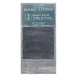 Paño De Cocina Gris 2 Unidades Home Living