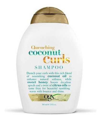 Ogx Quenching + Shampoo Botella Coco 385 Ml