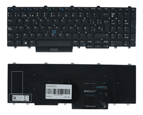 Teclado Dell E5550 E5570 E5580 Precision 5710 7510 Español