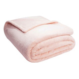 Cobertor Solteiro Velour Premium Manta Microfibra Rose