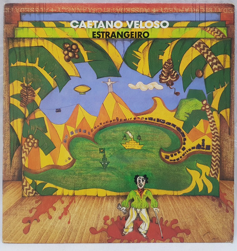 Lp Disco Caetano Veloso - Estrangeiro (1989)