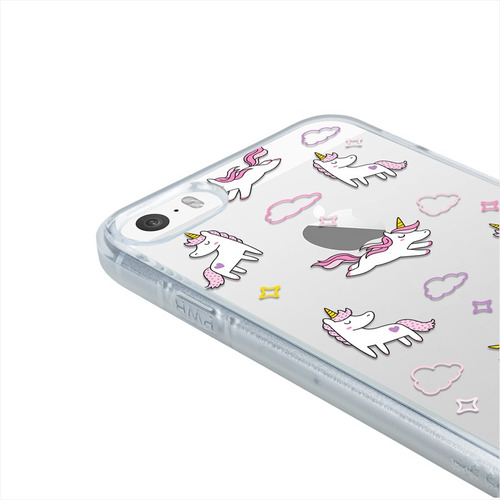 Funda Para Apple iPhone Unicornios Personalizada Tu Nombre