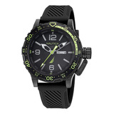 Reloj Hombre Nautica Napglf114 Cuarzo Pulso Negro En