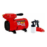 Moto Compressor Chiaperini Ar Direto 1/3 Hp Bivolt Vermelho