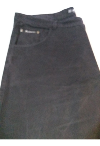 Pantalón De Jean Negro Talle 50, Usado 