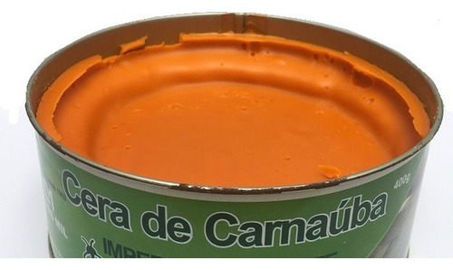 Cera De Carnaúba Abelha Laranja Em Pasta Impermeabilizante  