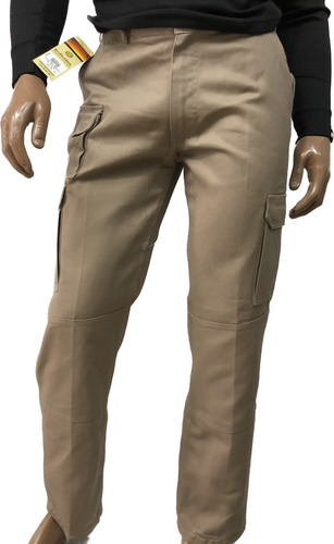 Pantalon Cargo De Hombre Explora 6 Bolsillos Reforzados