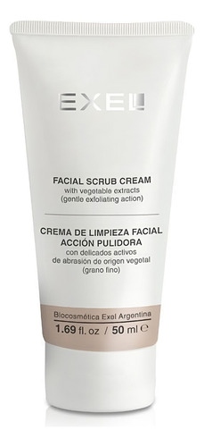 Crema Exfoliante Facial De Limpieza Exel Skin Care Skincare Piel Cicatrices Sin Aceite Anti Imperfecciones Acne