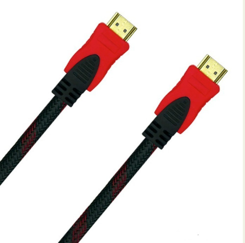 Cable Hdmi Fullhd 5 Metros Doble Filtro Cubierto De Malla