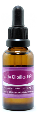 Ácido Glicólico 10%.30 Ml X18 U