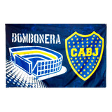 Bandera Boca Juniors Con Licencia Oficial 120 Cm X 194 Cm 