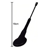 Antena Imit Golf Negra C/ajuste De Posic Para Decoracion Pza