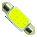 Led Tubular Cob Lampara Plano 36mm Blanco 12v Auto Camioneta