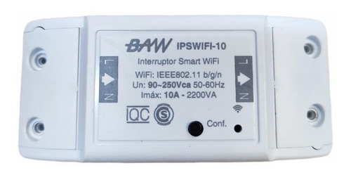  Interruptor Inteligente Wifi Baw 10a 220v Smart Pack X2