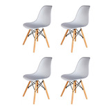 Sillas Eames De Comedor Nordicas X4 Unidades