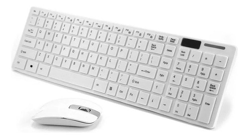 Kit Teclado E Mouse Wireless Sem Fio Ultra Slim 2.4 Ghz K-06