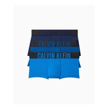 Pack 3 Bóxers Cortos Intense Power Azul Calvin Klein Hombre