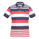 907-77 Playera Tipo Polo Hombre Caballero Multicolor