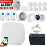 Kit Alarme Amt 1016 Net Com Aplicativo No Celular Intelbras