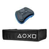 Kit Case De Controle E Capa Antipoeira Horizontal Para Ps5