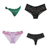 4 Pack Panty Y Tanga Victoria's Secret Lenceria 