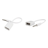 Enchufe De Sonido. De 2 Piezas Y 3,5 Mm A Cable Usb 2.0 Para