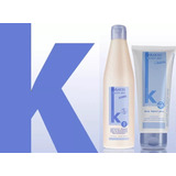 Salerm ® Keratin Shot Shampoo 500ml Tratamiento Hidratante Cabello Con Efecto Alisado + Deep Impact 200ml Antifrizz