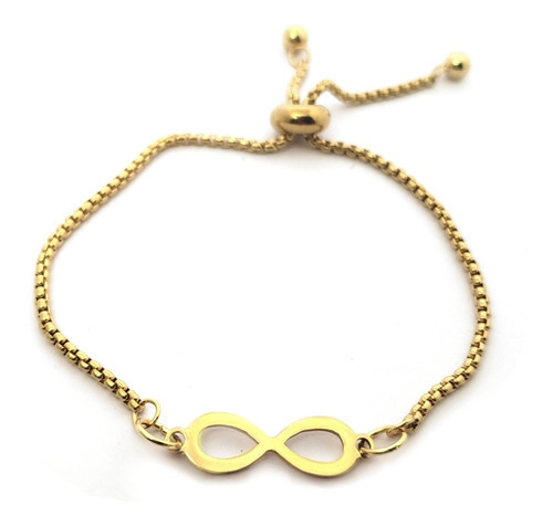 Pulsera Infinito Ajustable Acero Inoxidable