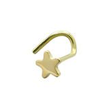 Piercing Nariz Nostril Oro 18k Estrella Grande Copawa Joyas®