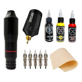 Pen Slim + Fuente Bronc Inalámbrica Tattoo Tatuaje Tatuar