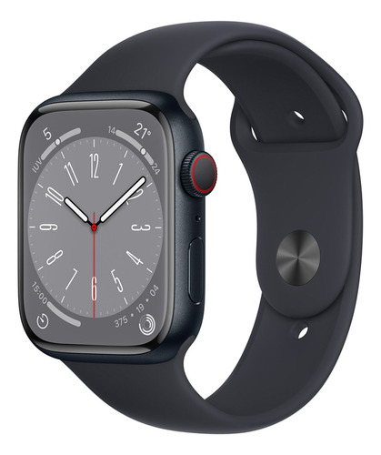 Apple Watch Serie 8 45mm Lte Negro A2775  Mnk43be/a