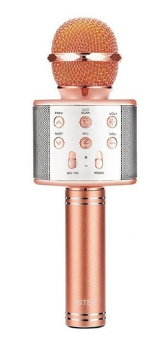 Micrófono Karaoke Niños 5w Bluetooth Efectos De Voz Parlante