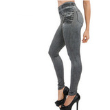 Leggins Tipo Jeans Mujer Pantalones De Mezclilla Mujer