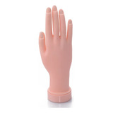 Mano De Práctica Silicona Flexible Para Uñas Nails 