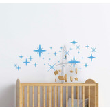 Vinilo Adhesivo Decorativo Cuarto Niños Niñas Estrella 13