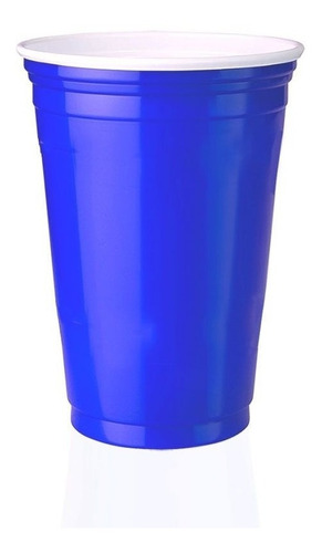 200 Copo Americano 400 Ml Reforçado  Vermelho Azul Preto 