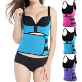 Polera Reductora Adelgazar Corset Sauna Velcro Belt Faja