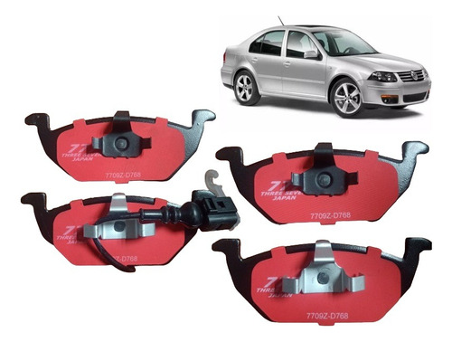 Balatas Delantera Jetta A4 2000 2001 2002 2003 2004 Ceramica