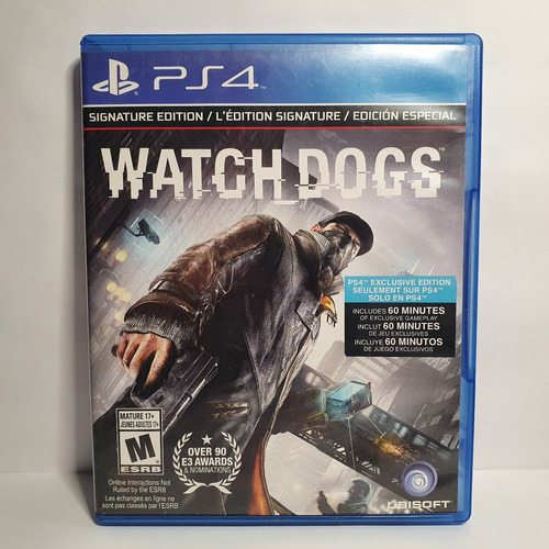 Juego Ps4 Watch Dogs - Signature Edition - Fisico