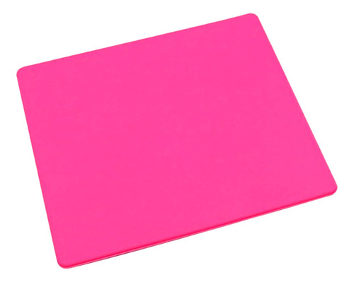 Mousepad Mouse Pad Flexible Pc Escritorio 25 X 22 Cm S Small Color Rosa
