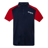 Camisa Polo New England Patriots Deportiva Bordada Oficial